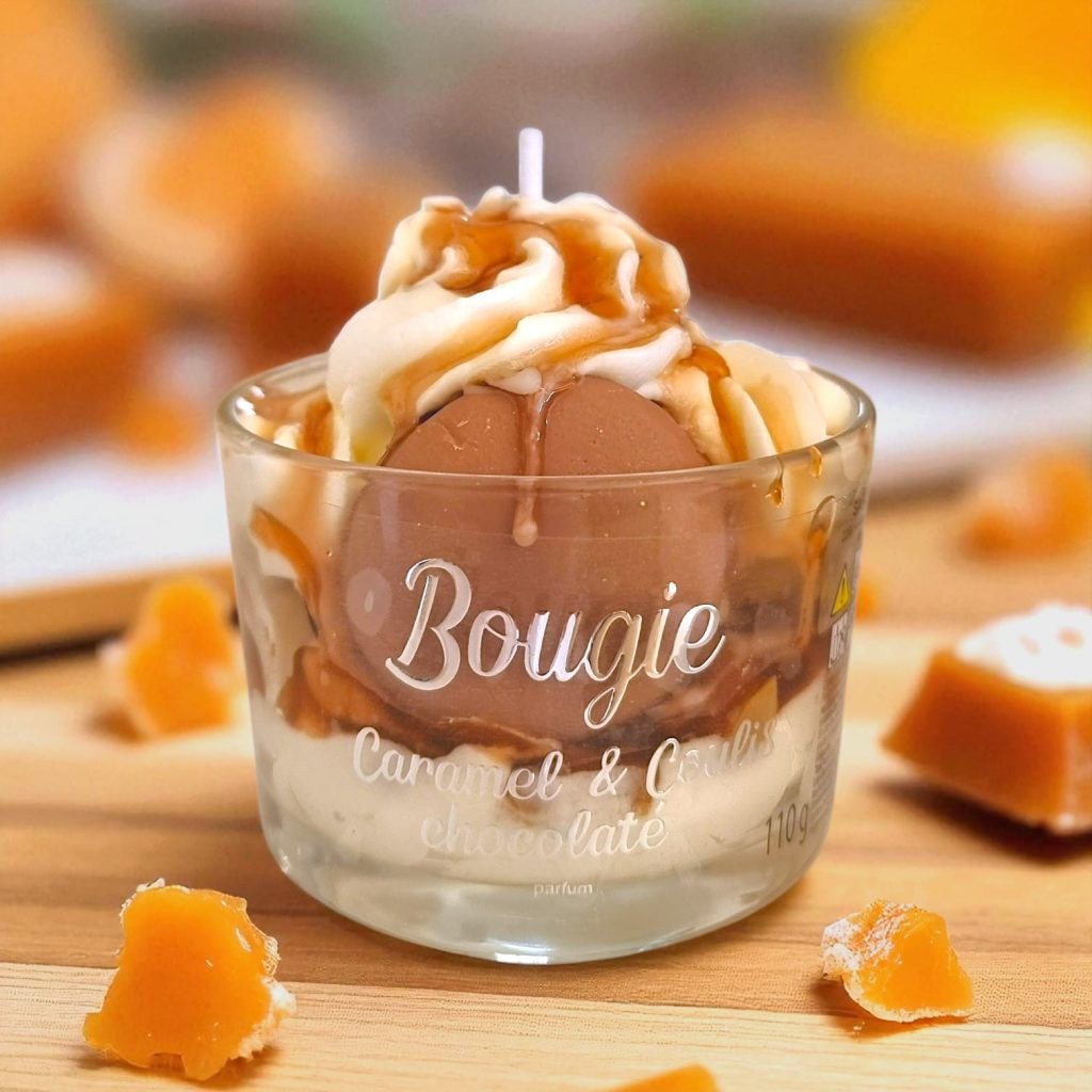 bougie-gourmande-peau-dane- caramel carambar