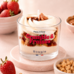 Bougie parfumée peau d'ane fraise