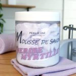 mousse-de-savon-peau-dan cerise myrtiille