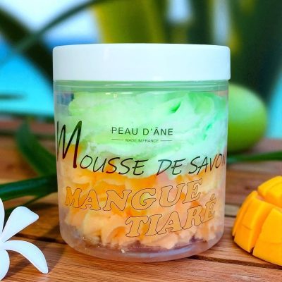 mousse-de-savon-peau-d ane-Mangue Tiare