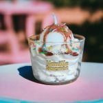bougie glace boulle de vanille sucrée