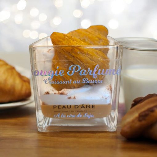 bougie gourmande peau d'ane chantilly bougie bijou croissant chaud