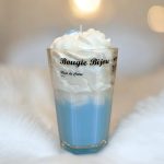 Bougie Bijou Milkshake Strass Nuage gourmande peau d'ane
