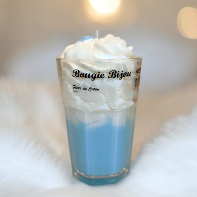 Bougie Bijou Milkshake Strass Nuage gourmande peau d'ane