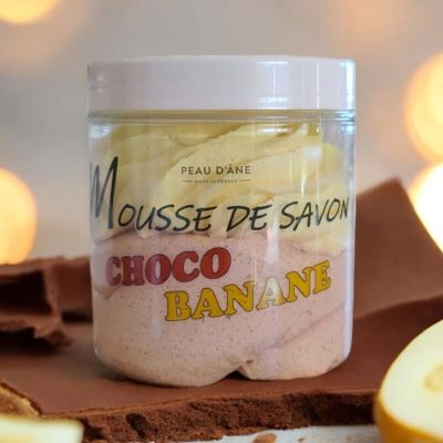 Mousse de savon choco banane