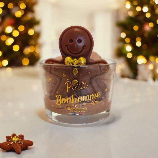 bougie-gourmande-de-noel-peau-dane-made-in-france-petit bonhomme pain d'epices