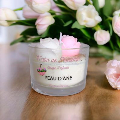 bougies florales peau d'ane made in france matin de printemps