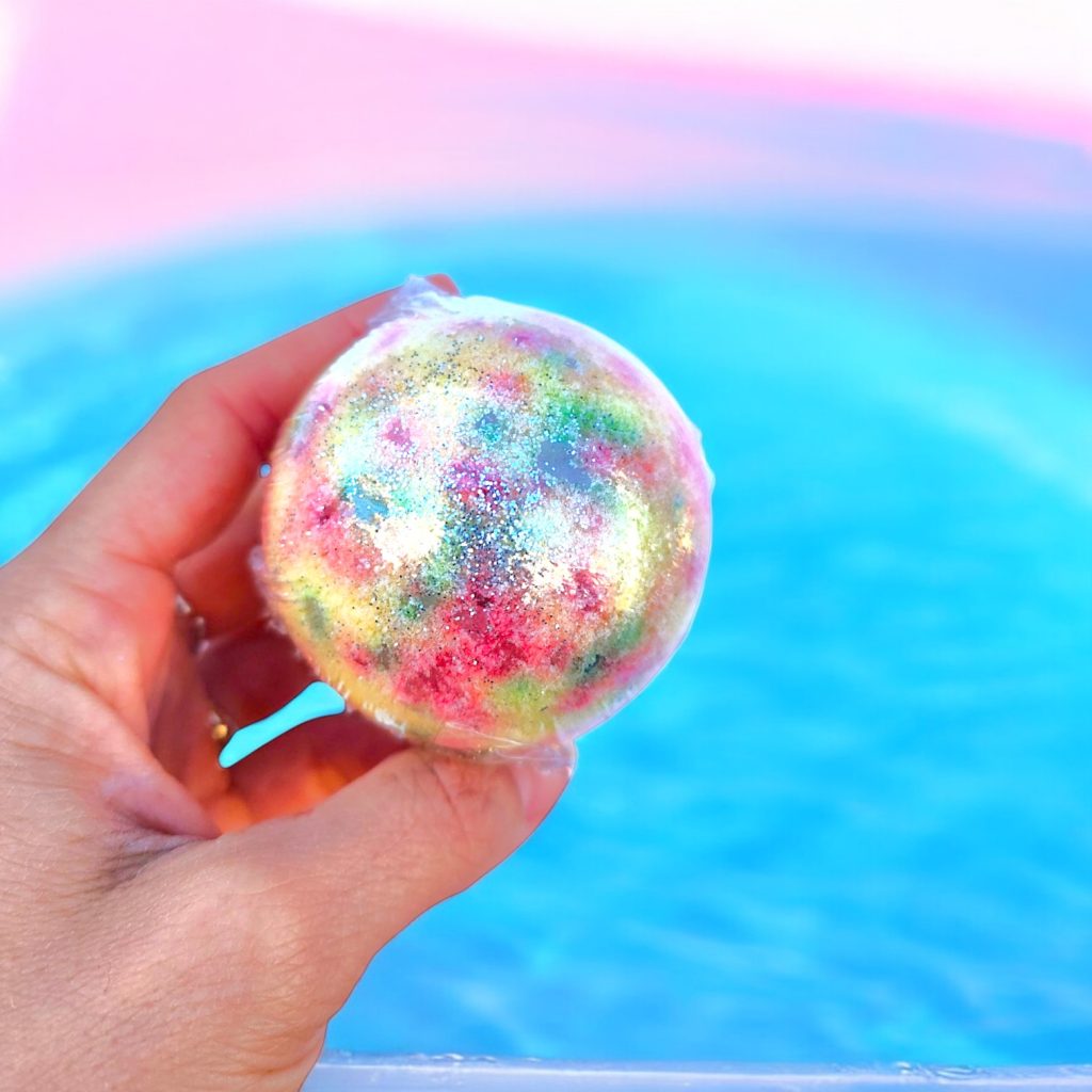 boule de bain mangue tropicale