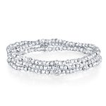 Bracelet 3 Tours avec Pierre blanches