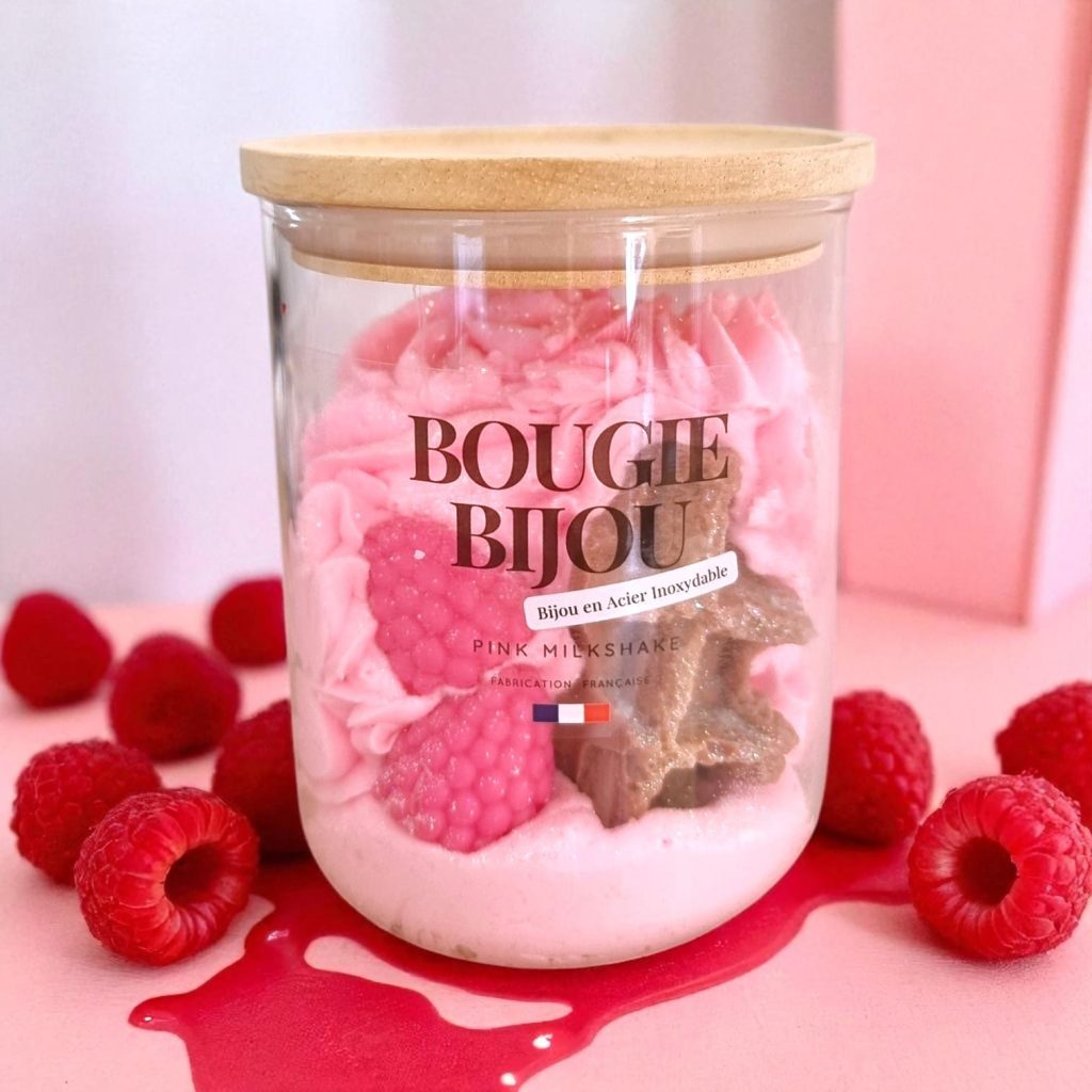 Bougie bijou milkshake