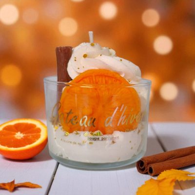 Bougie cannelle orange