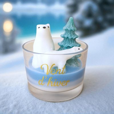 bougie parfumée vent d'hiver