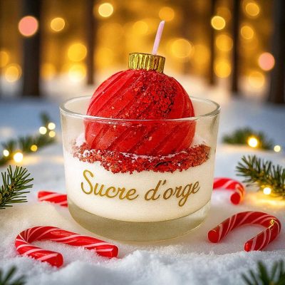 sucre d'orge bougie noel