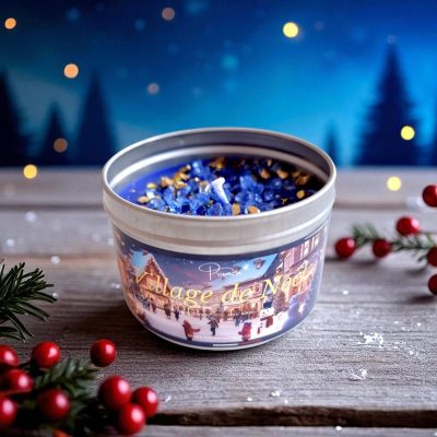 Bougie prismea village noel