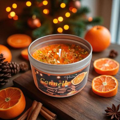 Bougie prismea cannelle orange
