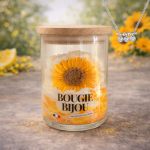 Bougie bijou florale