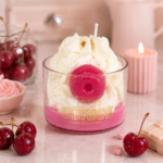 Mini bougie cerise peau d'ane
