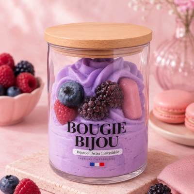 Bougie bijou peau d'ane, fruit des bois