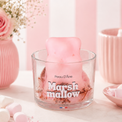 Bougie Marshmallow ourson