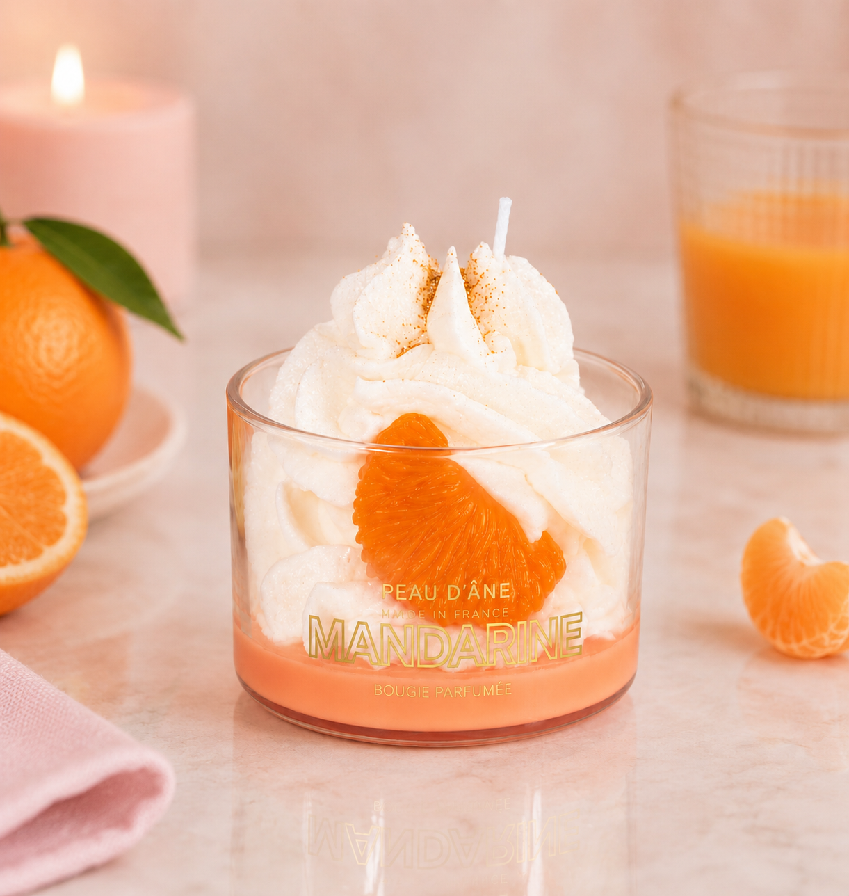 Mini bougie gourmande mandarine