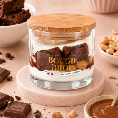 bougie bijou noix