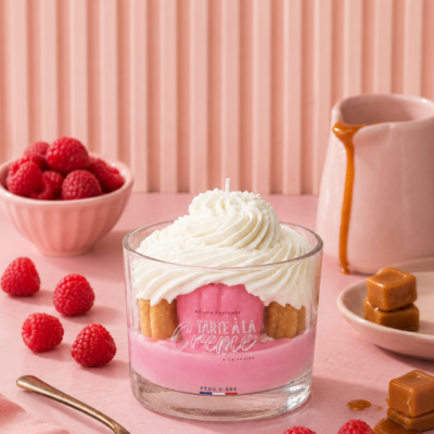 Bougie tarte à la crème