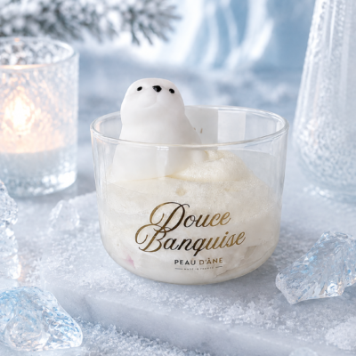 Bougie Noel noix de coco peau d'ane