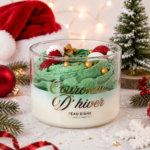 Bougie gourmande Noel champagne