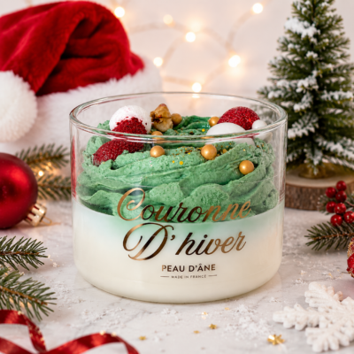 Bougie gourmande Noel champagne
