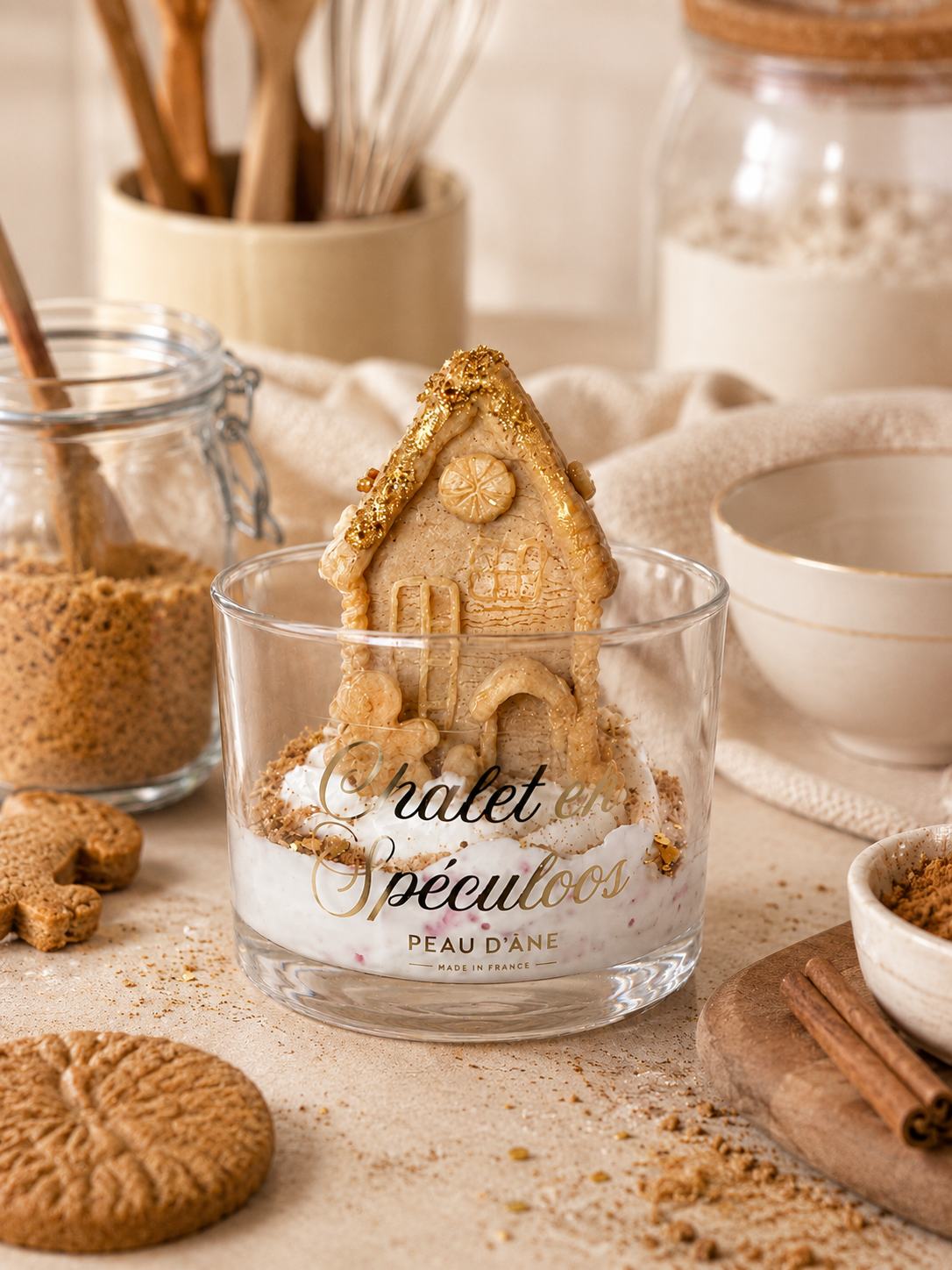 Bougie chalet Spéculoos