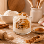 Bougie peau d'âne Cinnamon roll