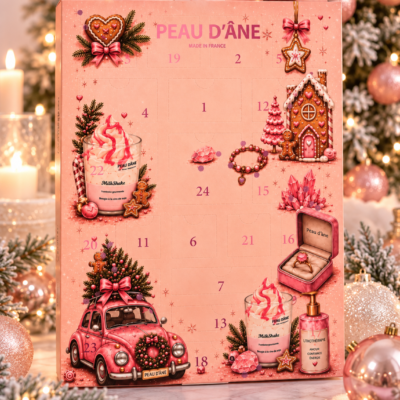Calendrier de l’Avent rose féerique