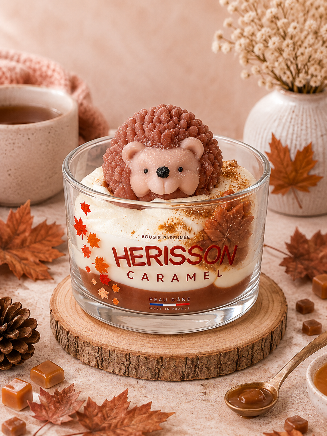 Bougie herisson peau d'ane
