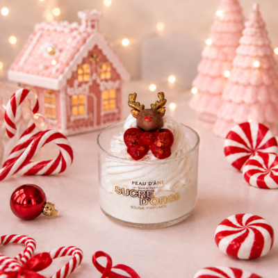 Bougie sucre d'orge Noel