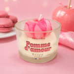 Bougie parfumée pomme d'amour