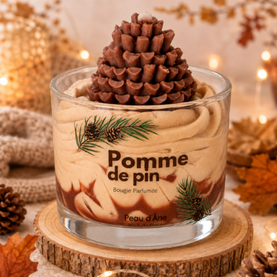 Bougie peau d'ane, pomme de pin
